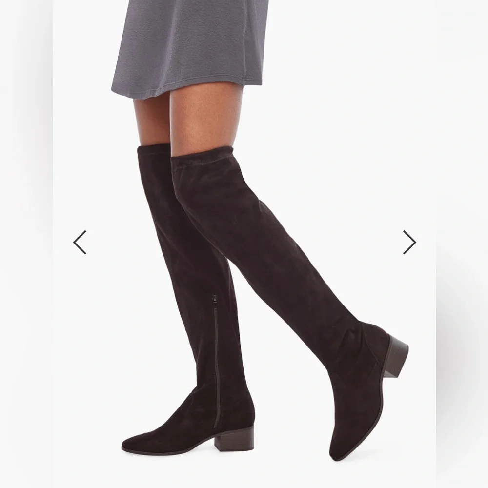 SHOE DAZZLE HANNAH OVER THE KNEE BOOT - BLACK SIZE 10 (NEW WITH TAGS)